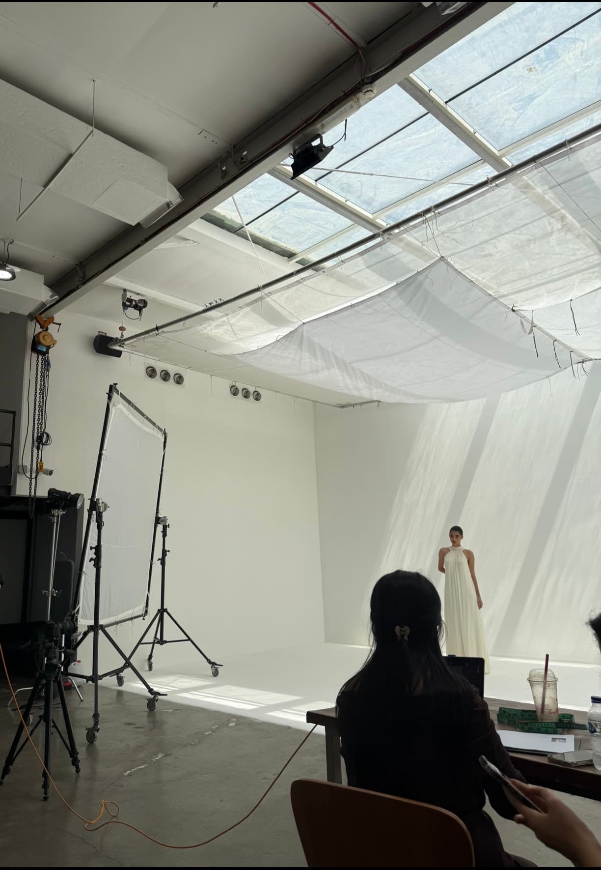 Behind the scenes at a NÓRA Label lookbook shoot